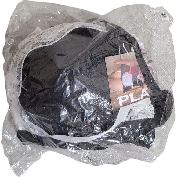 NEW Plus Size 1X/2X Fantasy Lingerie PLAY Sexy Night‎ Service Maid Costume - Picture 3 of 11